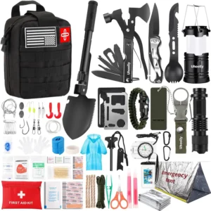 252-Piece Emergency First Aid Survival Kit with MOLLE Bag
